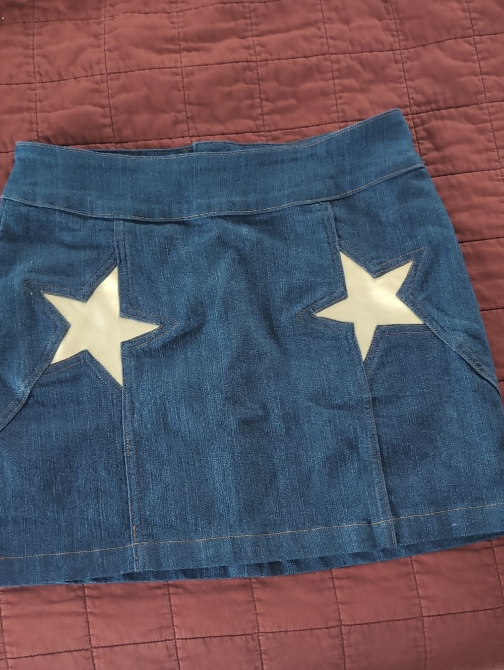 Stoned Immaculate Superstar Denim Mini